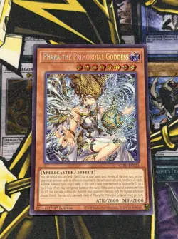 YuGiOh! Phara the Primordial Goddess (Secret Rare) CORI-EN022 1st Edition NM - Image 1