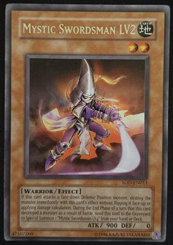 Mystic Swordsman lv2 SOD-EN011 (LP) Rare Unlimited - Image 1