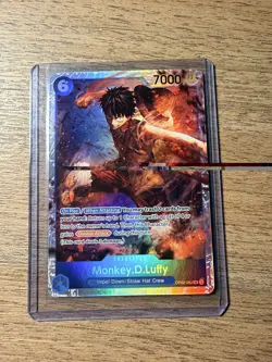 Monkey.D.Luffy OP02-062 SR - One Piece TCG English Card Near-Mint Super Rare - Image 1
