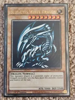 Euro Blue-Eyes White Dragon MP24-EN001 Quarter Century Secret 1st yugioh QCSR - Image 1