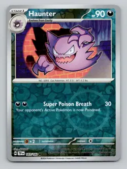 Haunter 103/162 Common Trick or Trade BOOster 2024 Pokemon Near Mint - Image 1