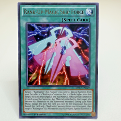 Yugioh Rank-Up-Magic Skip Force MP17-EN029 1st Edition Silver Foil Rare - NM - Image 1