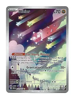 Pokemon TCG Minior 201/182 Paradox Rift Holo Illustration Rare Full Art English - Image 1