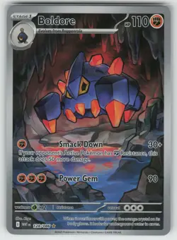 Pokemon Boldore Illustration Rare SV: White Flare 128/086 NM - Image 1