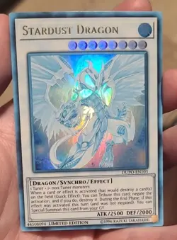 ghost alter Stardust Dragon Duel Power DUPO-EN103 Limited Ultra Rare yugioh card - Image 1