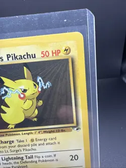 Pokemon TCG Lt. Surge's Pikachu Gym Heroes 81/132 Unlimited Common WOTC - Image 2