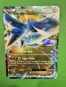 Pokemon TCG 2015 XY Roaring Skies Latios EX 58/108 Ultra Rare Lightly Played - Image 3