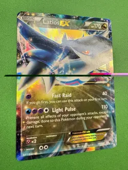 Pokemon TCG 2015 XY Roaring Skies Latios EX 58/108 Ultra Rare Lightly Played - Image 4