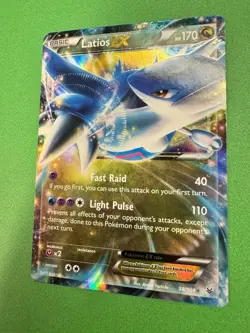 Pokemon TCG 2015 XY Roaring Skies Latios EX 58/108 Ultra Rare Lightly Played - Image 5