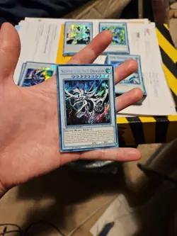 ghost alter slifer the sky dragon sbc1-enh01 speed duel secret sunfaded yugioh - Image 4
