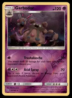Garbodor 51/145 Rare Guardians Rising Pokemon Reverse Holo NM - Image 1