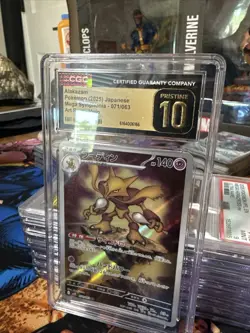 CGC 10 PRISTINE Pokemon Alakazam AR 071/063 M1S Mega Symphonia Art Rare Japanese - Image 3