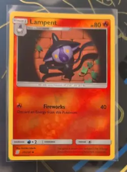 Lampent 29/236 Reverse Holo Unified Minds Pokemon Card - Image 1
