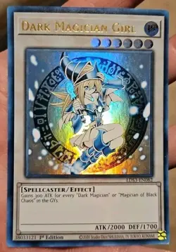 ghost alter Dark Magician Girl ultra rare LDS3-EN082 1st yugioh sunfaded - Image 1