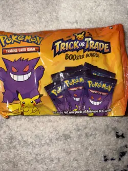 2022 Pokemon TRICK or TRADE 40 MINI Booster Pack Factory Sealed Bag - Image 1
