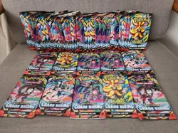 10x Pokemon TCG Mega Evolution Chaos Rising Booster Packs Lot Sealed English - Image 1