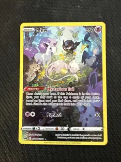 2023 Pokemon Sword & Shield Crown Zenith Galarian Gallery Mew #GG10/GG70 - Image 1