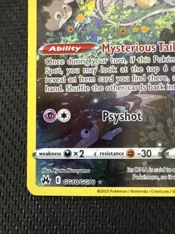 2023 Pokemon Sword & Shield Crown Zenith Galarian Gallery Mew #GG10/GG70 - Image 5