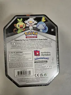Pokemon TCG: Galar Partners Tin; Cinderace V (Factory Sealed/Dented) 820650806780 - Image 4