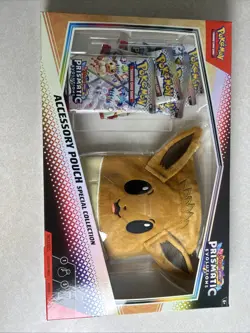 Pokemon TCG Prismatic Evolutions Accessory Pouch Special Collection Box Sealed - Image 1