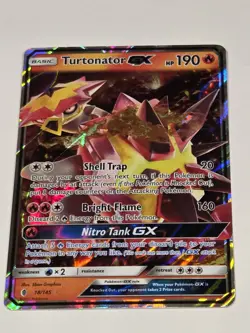 Turtonator GX 18/145 NM Ultra Rare Holo Guardians Rising 2017 Pokemon TCG - Image 2