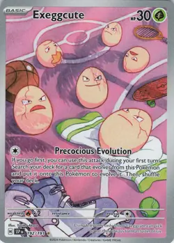 Exeggcute 192/191 Illustration Rare Surging Sparks Pokemon Holo Near Mint - Image 1