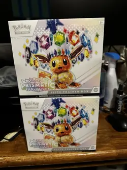 Pokemon Prismatic Evolutions ETB Elite Trainer Boxes NEW Factory Sealed Lot of 2 - Image 1