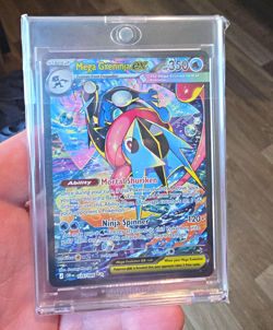Mega Greninja EX 116/086 Top Chase From Chaos Rising. Pack Fresh, Mag Case - Image 1