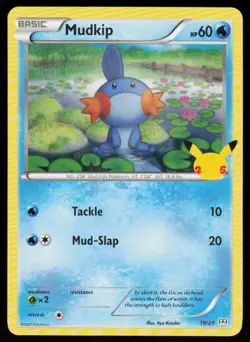 Mudkip 019/025 Promo McDonald's 25th Anniversary Promos Pokemon Lightly Played - Image 1