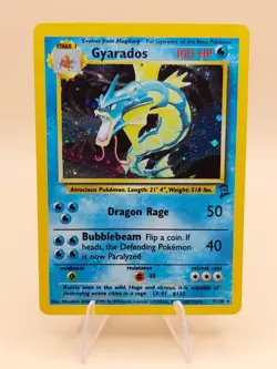 Gyarados Holo Rare Base Set 2 No. 7/130 Pokemon Card - WOTC 1999 - Image 1