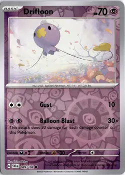 Drifloon 089/198 SV01: Scarlet & Violet Base Set Pokemon Card TCG - Image 1