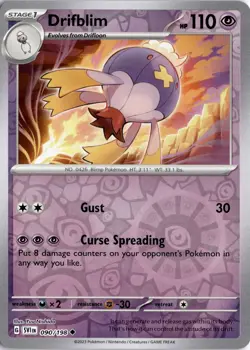 Drifblim 090/198 SV01: Scarlet & Violet Base Set Pokemon Card TCG - Image 1