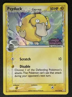 Psyduck 81/110 EX Holon Phantoms Stamped Reverse Holo Pokemon Card NM - Image 1