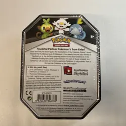 Pokemon TCG Sword & Shield Cinderace V Tin Factory Sealed - Galar Partners Tin - Image 4