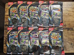 Pokemon Company Pokemon TCG Chaos Rising 10 x single Pack Blister Toxel Coin - Image 1