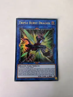 Yugioh - Triple Burst Dragon - Ultra - 1st - EXFO-EN044 - NM - Image 1