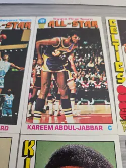 NBA 30 CARD LOT 70's VINTAGE. Jabbar, Havlicek, Maravich. Ect.. - Image 4