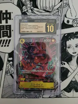 CGC 10 PRISTINE 2024 One Piece JPN Nico Robin OP09-107 R (Alt Art) - Image 1
