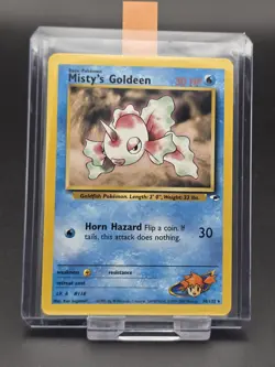 Misty's Goldeen 30/132 - Gym Heroes - Pokemon TCG WOTC - LP-NM - Image 3