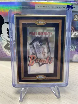 2026 Topps Chrome Disney Golden Age Poster Walt Disney’s Bambi Black /10 SSP - Image 1