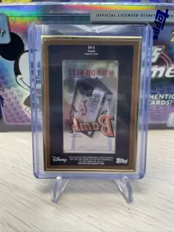 2026 Topps Chrome Disney Golden Age Poster Walt Disney’s Bambi Black /10 SSP - Image 2