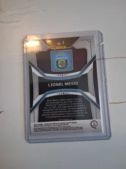 2022 Panini Prizm World Cup Qatar Lionel Messi #7 - Image 2