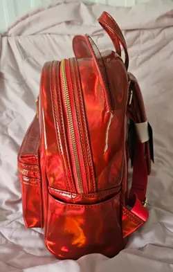Loungefly Disney Mickey Mouse Ruby Red Oil Slick Mini Backpack - Image 3