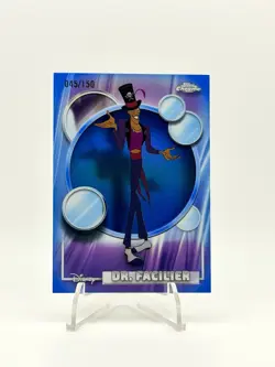 2026 Topps Chrome Disney Dr. Facilier Blue Refractor /150 The Princess and Frog - Image 3