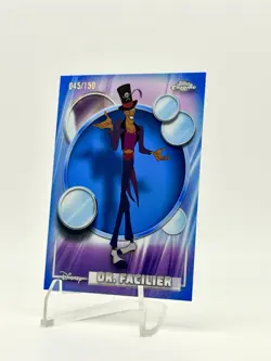 2026 Topps Chrome Disney Dr. Facilier Blue Refractor /150 The Princess and Frog - Image 4