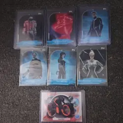 Topps 2026 Disney Chrome Tron-Tek Lot (6) +Ares - Image 1