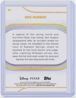 Topps Chrome Disney 2025 | Doc Hudson Black And White /101 | #54 - Image 2