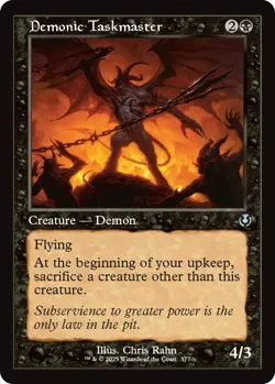 Demonic Taskmaster (Retro Frame) [INR - 377] NM - Image 1