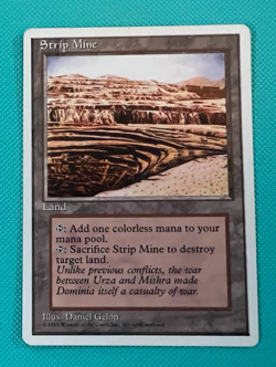 Strip Mine - 4th Edition - MTG - Magic the Gathering - LP - Image 1