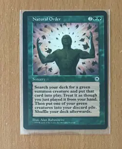 MTG - Magic: The Gathering - Portal - Natural Order - NM - Image 1